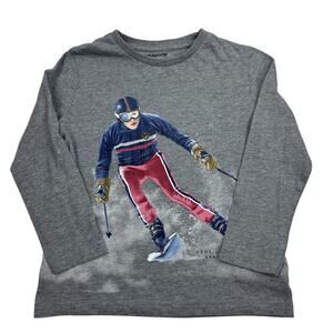 Mayoral Ski Graphic Winter Long Sleeve Boys Crew Neck Tshirt 5